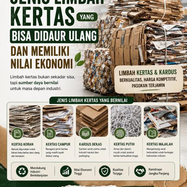 Jenis Limbah yang Bisa Didaur Ulang dan Memiliki Nilai Ekonomi